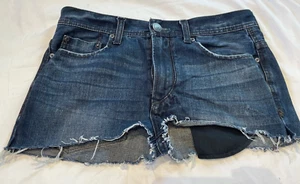 Aeropostale Ludlow Slouch Jean Shorts 30 Cutoff - Picture 1 of 9