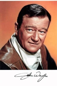 John Wayne UH Foto vom Original Autogramm UH #RF58 - Picture 1 of 1