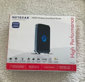NETGEAR WNDR3400 N600 Router Dual Band Wi-Fi Router Tested Works - Picture 1 of 8