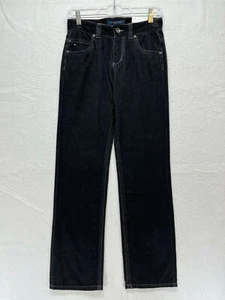 Tommy Hilfiger Corduroy Dress Pants Boys Youth Size 14 - Black 100% Cotton NWT - Picture 1 of 12