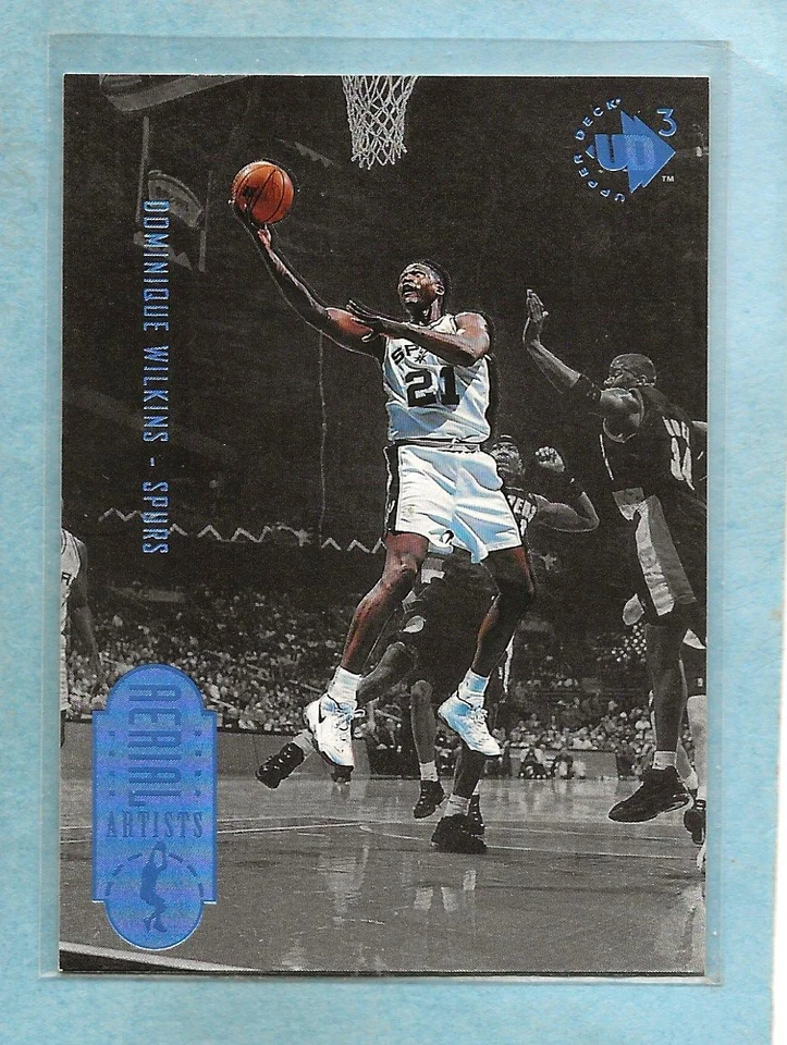 DOMINIQUE WILKINS - 1996-97 Upper Deck UD3 "Aerial Artists" - #52 - Spurs  - Image 1 of 1