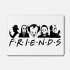 13.5" X 9.5" Halloween Friends Jason Pennywise Chucky Ghost Face Metal Sign