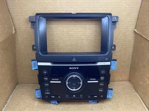 2011-2014 Ford Edge Sony Radio Face Bezel Climate Control Panel BT4T-18A802-CL - Picture 1 of 10