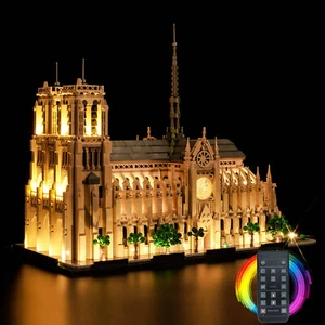 Kit de luces LED para LEGO Notre-Dame de Paris 21061 (control remoto) - Imagen 1 de 13