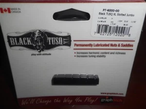 NEW - Graph Tech Jumbo Slotted Nut For Gibson USA, BLACK TUSQ XL - #PT-6000-00 - Picture 1 of 1