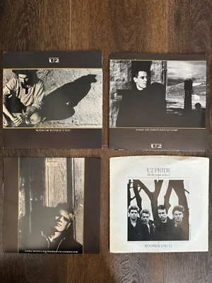 U2 The Joshua Tree 45’s Vinyl Singles Collection Mint + Pride single Foto 1 de 4