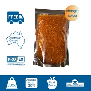 Indicating Silica Gel in resealable packet - Orange (600g) | Loose Beads - Picture 1 of 3