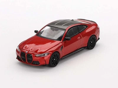 BMW M4 Competition (G82) Sakhir Orange LHD (Mini GT) Diecast 1:64 Scale Model - - Image 1 of 2
