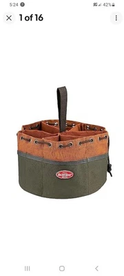 Bucket Boss Parachute Bag Small Parts Bag in Brown, 25001 - Image 1 of 4