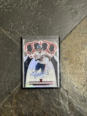 2019 Chronicles Crown Royale Rookie Autographs David Montgomery #CR-22 Red /75 - Image 1 of 2