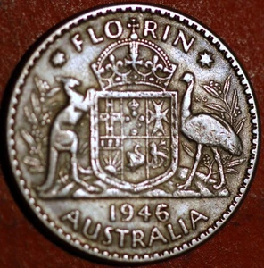 Australia Florin 1946 George VI KM# 40a - Picture 1 of 2