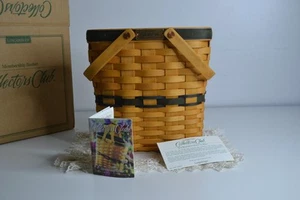 Longaberger, Club de Coleccionistas, Cesta de Membresía, 2001, Firmado 10x6x10, Nuevo - Imagen 1 de 16
