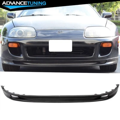 Fits 93-98 Toyota Supra MK4 Unpainted AM WB Style Front Bumper Lip Splitter PU Foto 1 de 4