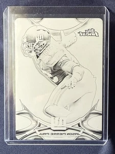2015 Topps Finest Jason Pierre-Paul #68 Printing Plate 1 of 1 Black - Picture 1 of 2