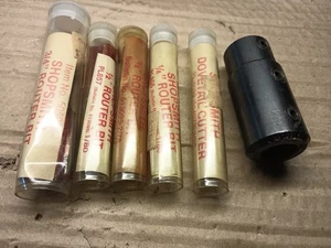 Shopsmith Router Chuck 505597 1/4" 3/8" 1/2" 3/4” And Dovetail Bit. Bits NEW! - Picture 1 of 4