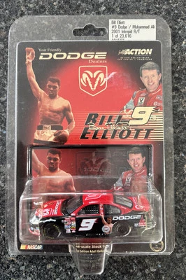De colección Raro NASCAR Legend Bill Elliott #9 Muhammad Ali 1:64 Edición Limitada Nuevo en Paquete Foto 1 de 4