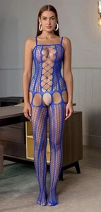 Bodystocking Lingerie Fishnet Sexy Wataa Extreme Stripper Daddys Hotwife Outfit - Picture 1 of 9