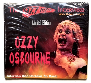 FACTORY SEALED 97.7 RARE INTERVIEW OZZY OSBOURNE LIMITED EDITION OOP CD - Bild 1 von 2