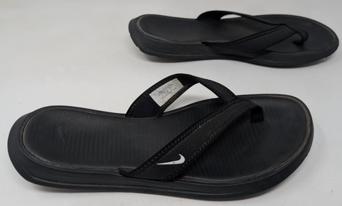 Sandali Nike donna taglia 10 ultra celso perizoma nero bianco infradito 882698 002