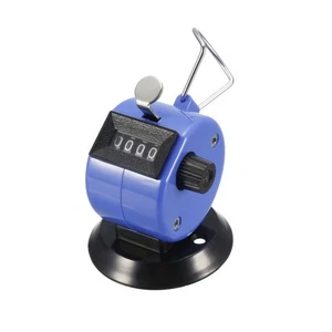 Hand Tally Counter Plastic 4 Digit Number Mechanical Clicker Random Color - Picture 1 of 4