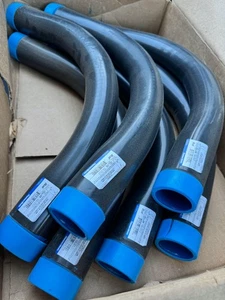 Box of 6 THOMAS & BETTS ELL2-G PVC COATED 90° ELBOW 2" OCAL - Picture 1 of 4