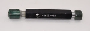 M16 x 2.0 6H - Metric Plug Gage - Go No/Go - 16 mm - 2.0 lead ~ Widell - Picture 1 of 1