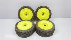 Proline Slide Lock 9064 1/8 Buggy Tires W Wheels Set Of 4 #7333 - Picture 1 of 7