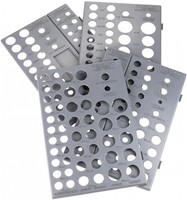 Craftsman 6 Tray Socket Wrench Organizer Divider Set Holds 195 SAE MM Storage