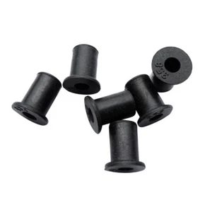 6x M6 Gummimutter Messing Motorrad Verkleidungsschrauben , 20,25 x 15,35 mm  - Bild 1 von 6