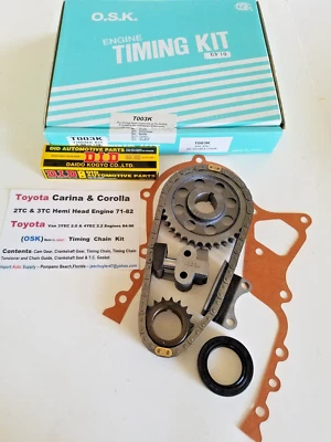 Toyota Corolla 2TC, -3TC Eng. Kit de cadena de distribución 71-82 Van 3YEC 4YEC - (OSK-Japón) Foto 1 de 4