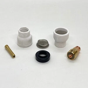 FUPA 12 Ceramic Cup Complete Kit for 17, 18, & 26 Series TIG Torches - Picture 1 of 2