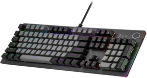 Cooler Master CK352 Full Mechanical Gaming Keyboard, Sandblasted Aluminum - Picture 1 of 9