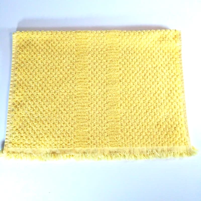 Toalla de mano vintage cañón amarillo liso texturizado lote de 3 piezas accesorios de lino Foto 1 de 4