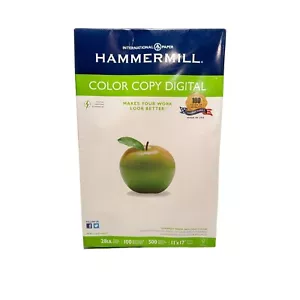 Hammermill Copy Paper 100 Brightness 28lb 11 x 17 Photo White 500/Ream 102541 - Picture 1 of 7