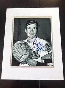 Brooks Robinson Balt Orioles Double Matted Autographed 8 x 10 Photo. JSA Auth - Picture 1 of 4