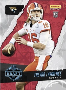 In-Hand 2021 Panini Instant Draft Night Trevor Lawrence RC #1 Clemson SP + Bonus - Picture 1 of 1