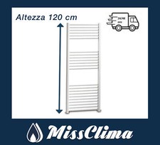 Termoarredo calorifero Scaldasalviette bagno bianco Opera Ercos H 120cm