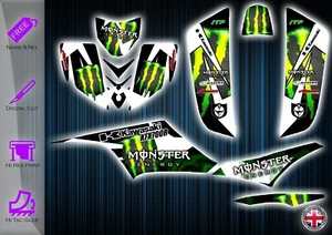 PEGATINAS KAWASAKI KFX700 - KIT DE GRÁFICOS - CALCOMANÍAS - KIT DE GRÁFICOS KAWASAKI KFX 700 - Imagen 1 de 2