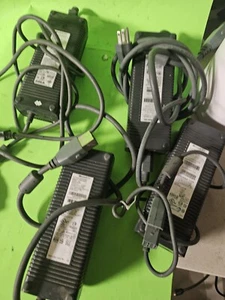 4 Xbox 360 Authentic Cables Lot Audio Adapter & Power Supply - Afbeelding 1 van 2