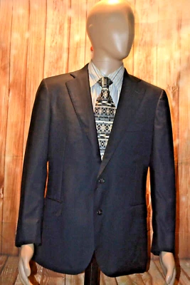 Abrigo deportivo Suitsupply para hombre Super 110s Vitale Barberis Canonico azul marino talla 40SH Foto 1 de 4