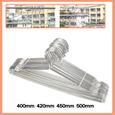 Perchas de metal de acero inoxidable resistentes fuertes ANTIDESLIZANTES Foto 1 de 4