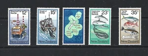 NEW ZEALAND - 1978 THE SEA AND ITS RESOURCES - SCOTT 666 TO 670 - MNH - Picture 1 of 1
