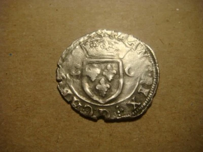 FRANCE. CHARLES X (Cardinal de Bourbon) 1589-90. DOUZAIN 1593 Lyon mint. - Image 1 of 2