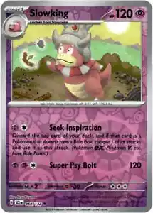 Slowking - 058/142 - Reverse Holo Stellar Crown Pokémon Card - NM/M! - Bild 1 von 1