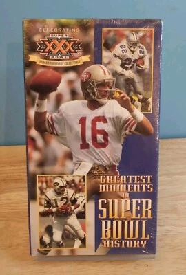 Greatest Moments In Super Bowl History (VHS, 1995) 30th Anniversary - Image 1 of 2