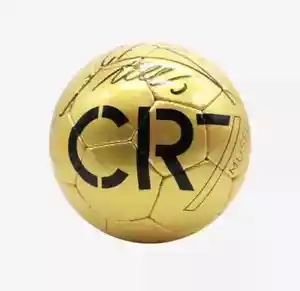 CR7 Golden Ball - Podpisany/Podpisany - Cristiano Ronaldo Ball Podpis - Zdjęcie 1 z 1