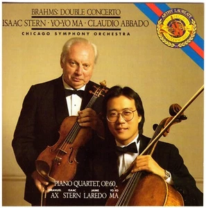 BRAHMS Double Concerto (Isaac Stern, Ma) Piano Quartet No 3 (Ax/Stern/Laredo/Ma) - Picture 1 of 1