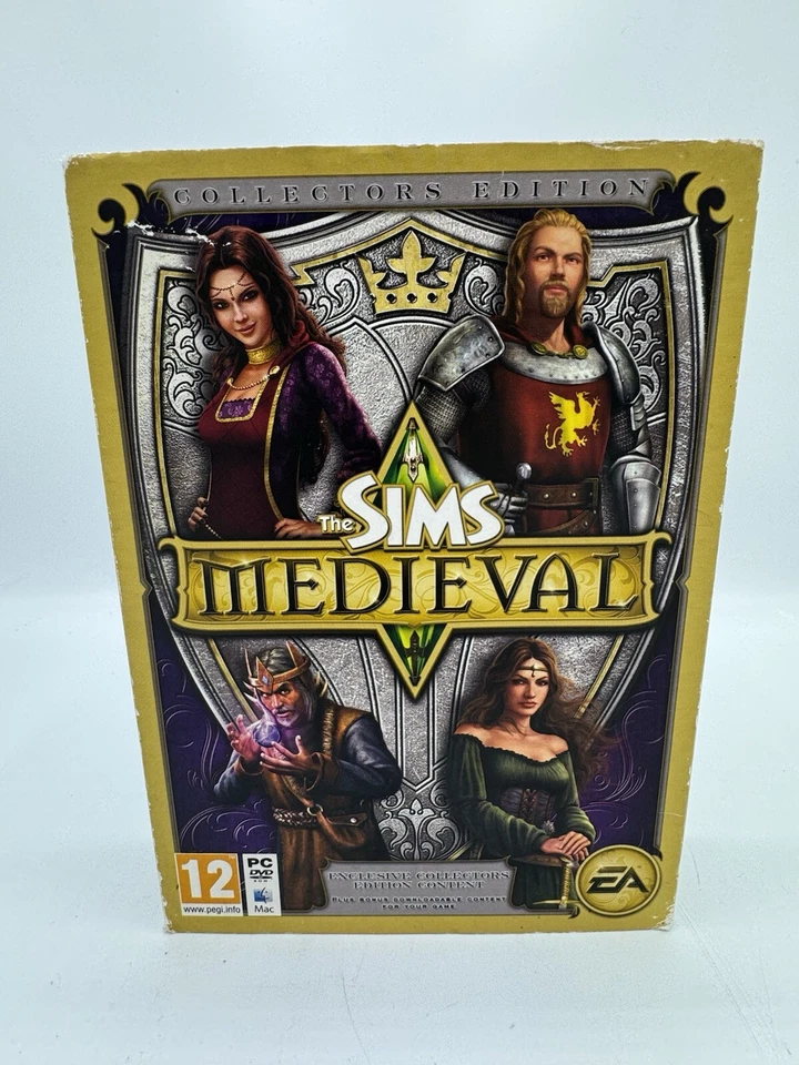 THE SIMS Medieval Collector's Edition PC Game Poster, CD Soundtrack EA Icon - Image 1 of 4