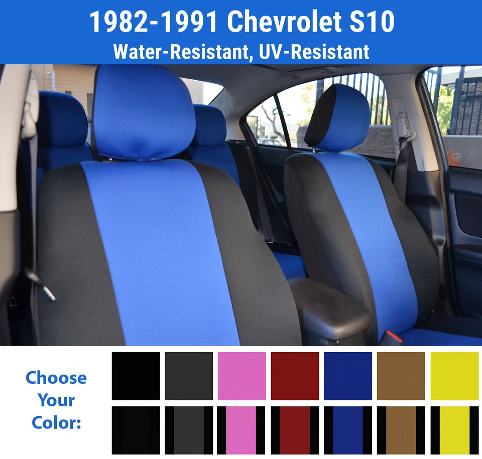 Fundas de asiento NeoSupreme para Chevrolet S10 1982-1991 Foto 1 de 3