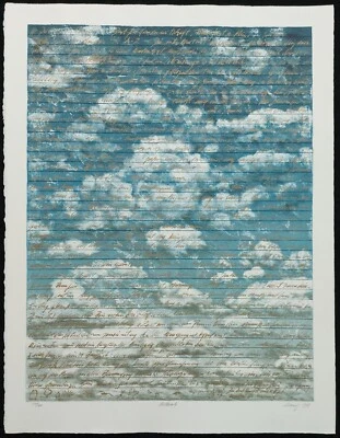 K. H. Denning Grafik Farblithographie Mittwoch nummeriert signiert 1978  - Bild 1 von 4